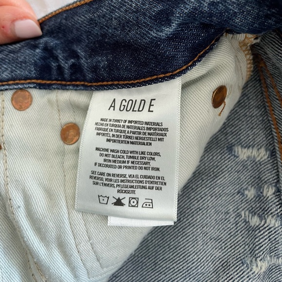 Agolde Parker Rocksteady Jean Shorts - Picture 6 of 7